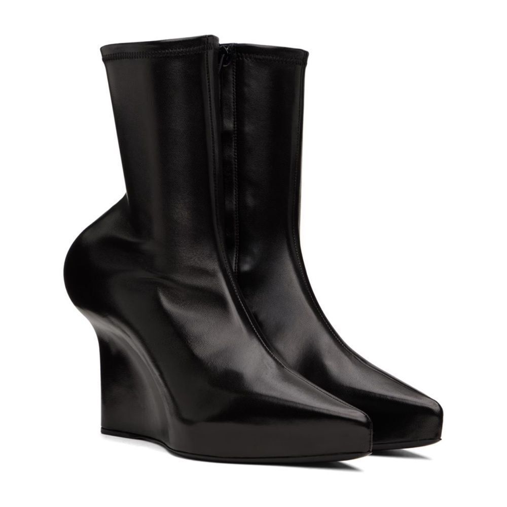 Givenchy Leather Wedge booties size 37